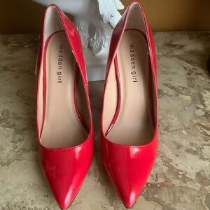 Madden Girl - Ohnice Red Patent Heels